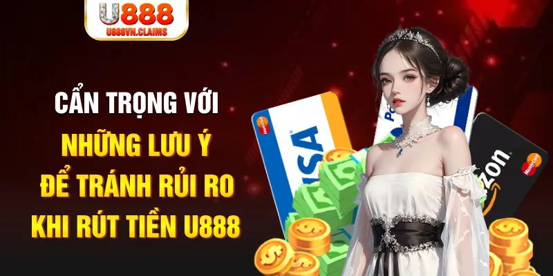 Cẩn trọng với những lưu ý để tránh rủi ro khi rút tiền U888 Cẩn trọng với những lưu ý để tránh rủi ro khi rút tiền U888